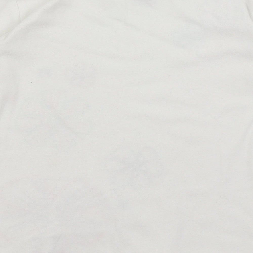 Gap Kids Girls White   Basic T-Shirt Size 10 Years