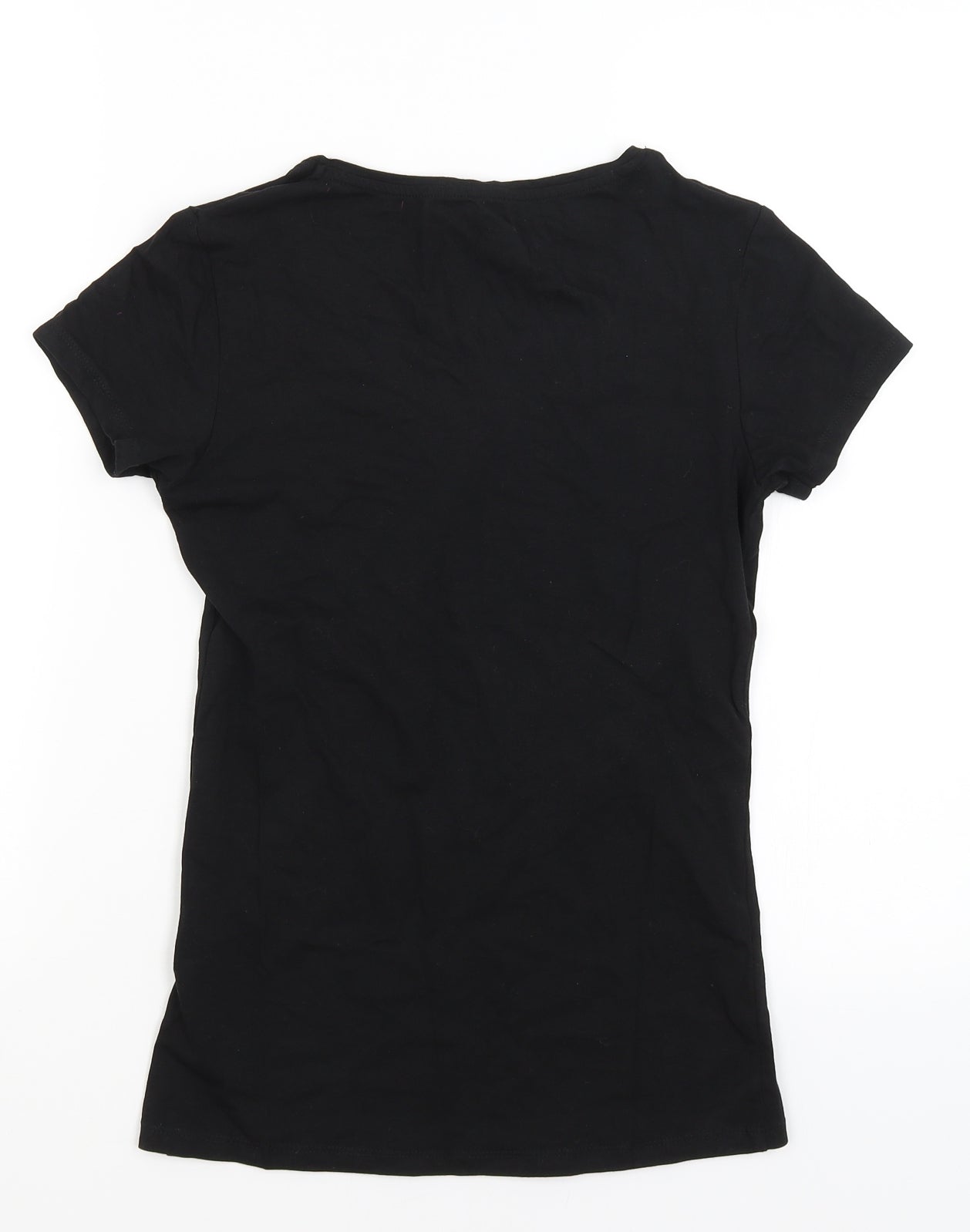 Atmosphere Womens Black   Basic T-Shirt Size 8