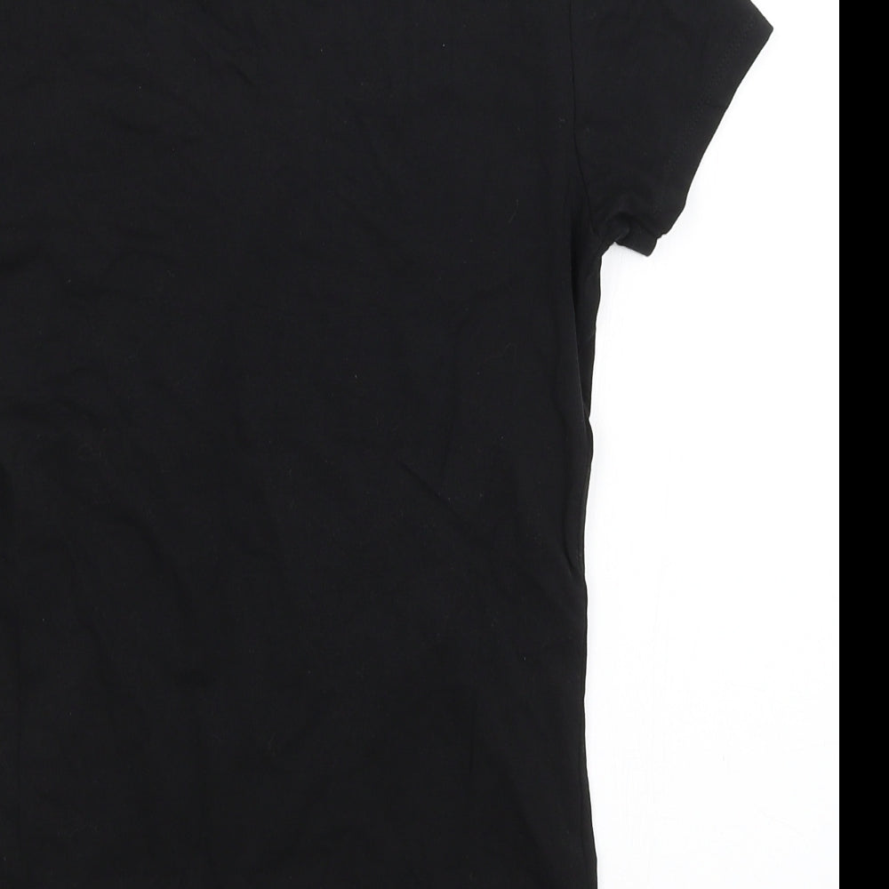 Atmosphere Womens Black   Basic T-Shirt Size 8