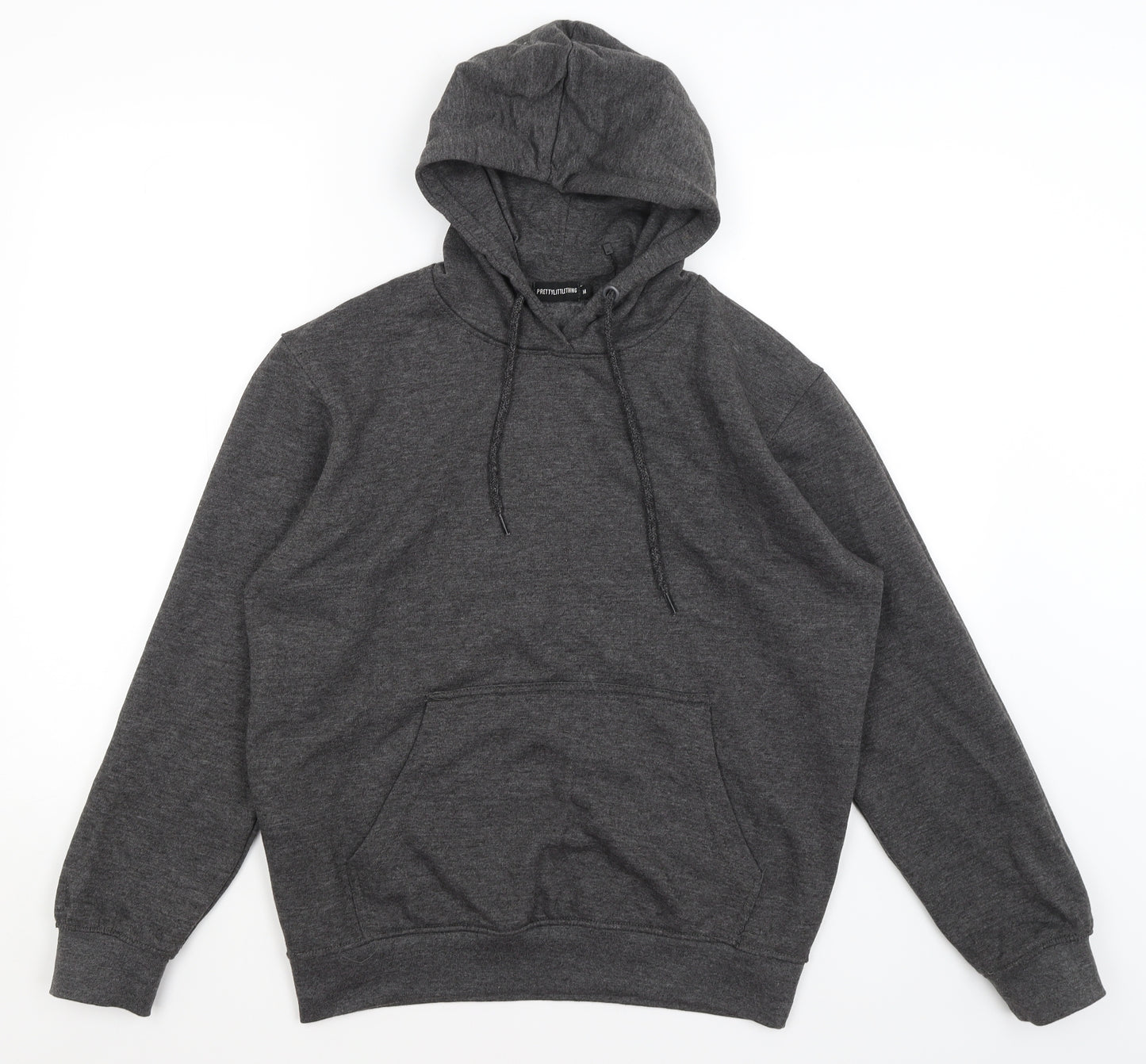Pretty Little Thing Womens Grey   Pullover Hoodie Size M