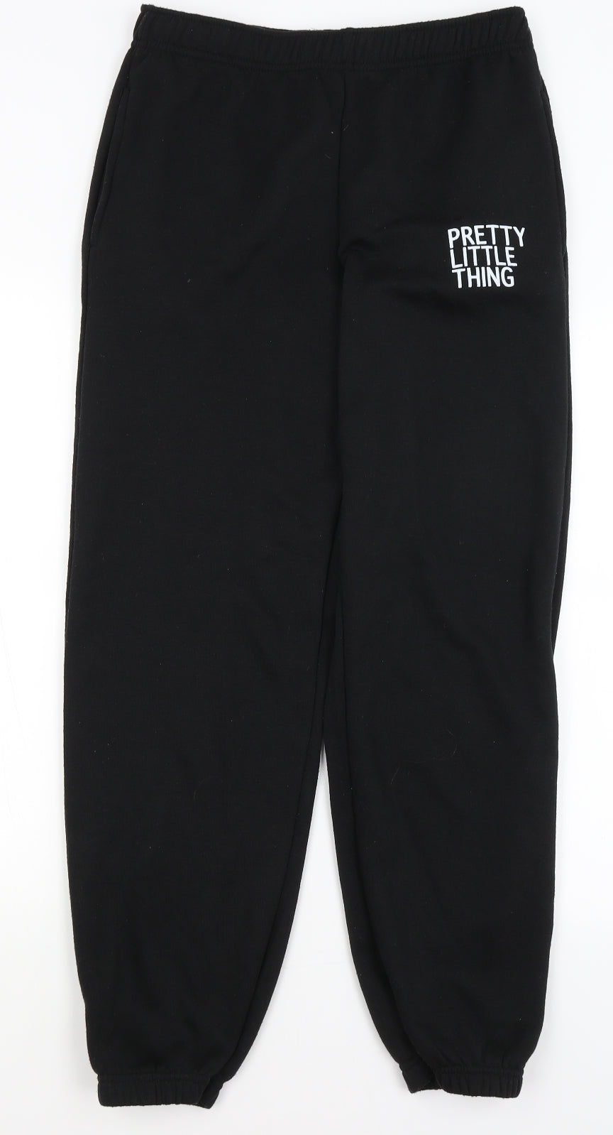 Pretty Little Thing Womens Black   Jogger Trousers Size M L29 in