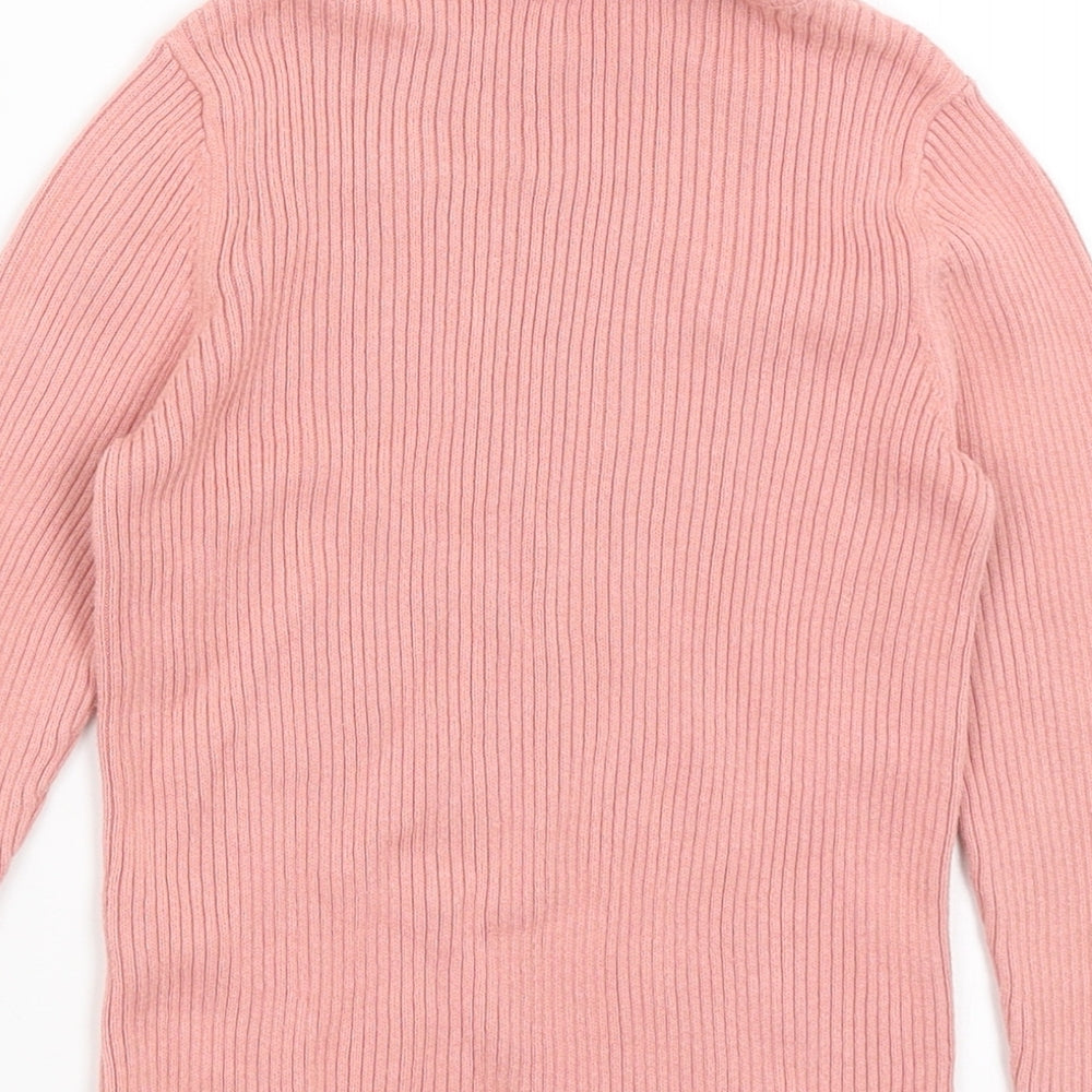 George Girls Pink   Basic T-Shirt Size 5-6 Years