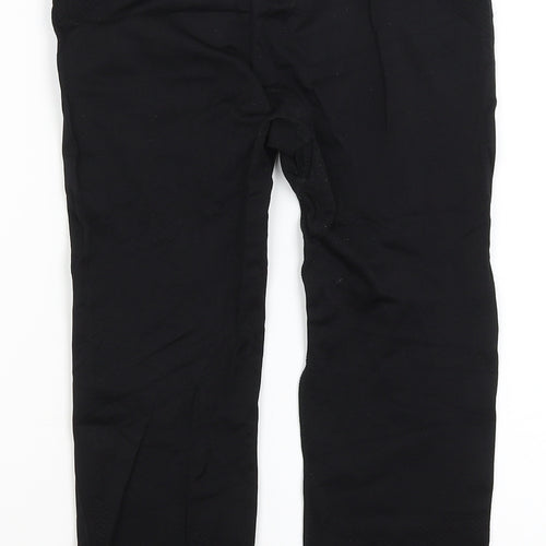 Workout Womens Black   Cropped Leggings Size 10 L19 in