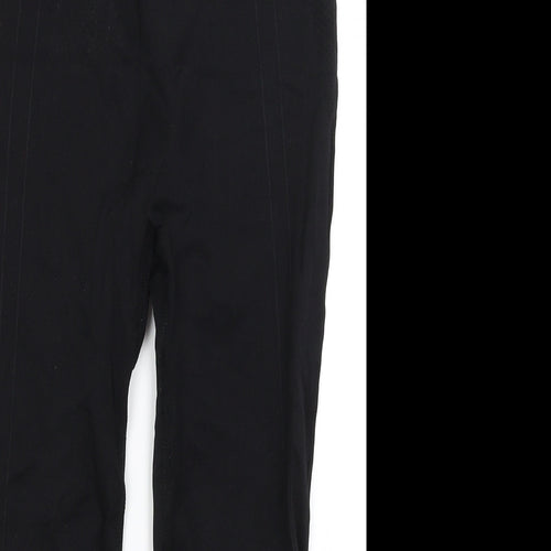 Workout Womens Black   Cropped Leggings Size 10 L19 in