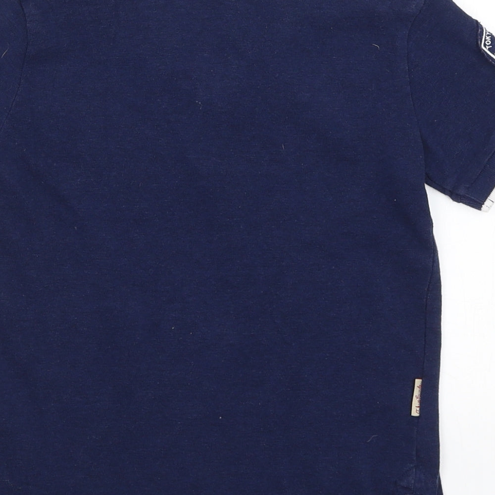 Tokyo Laundry Boys Blue   Basic T-Shirt Size 6-7 Years