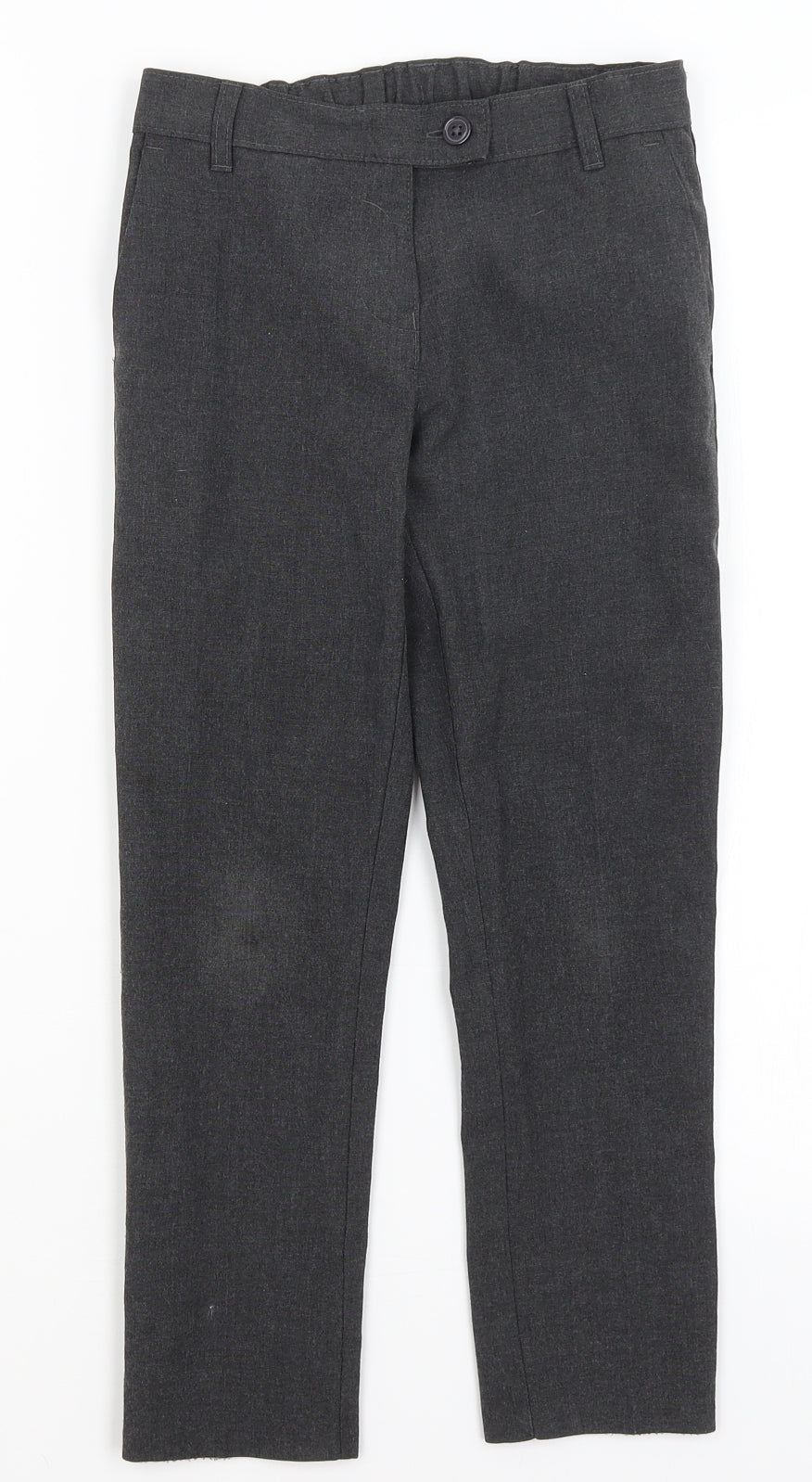 M&S School Boys Grey   Dress Pants Trousers Size 7-8 Years
