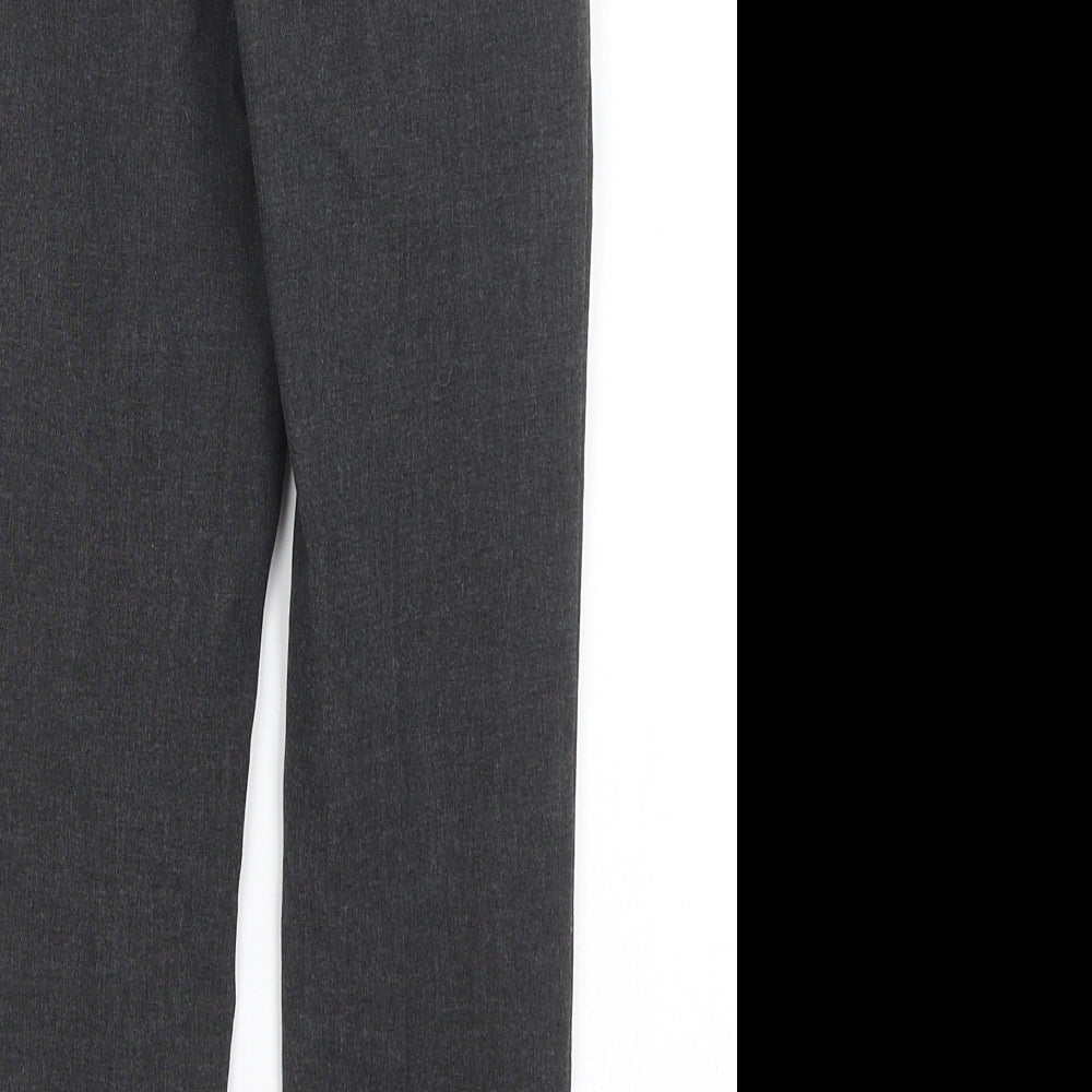 M&S School Boys Grey   Dress Pants Trousers Size 7-8 Years