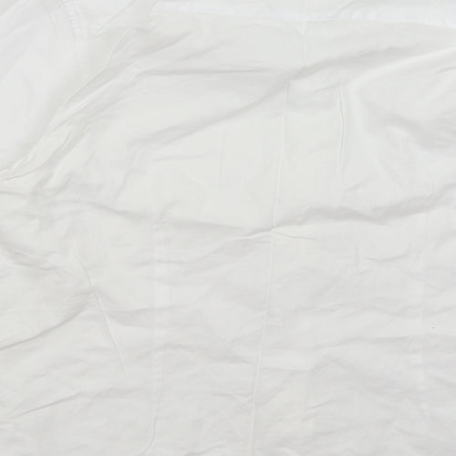 The Saville Row Company Womens White   Basic Button-Up Size 14