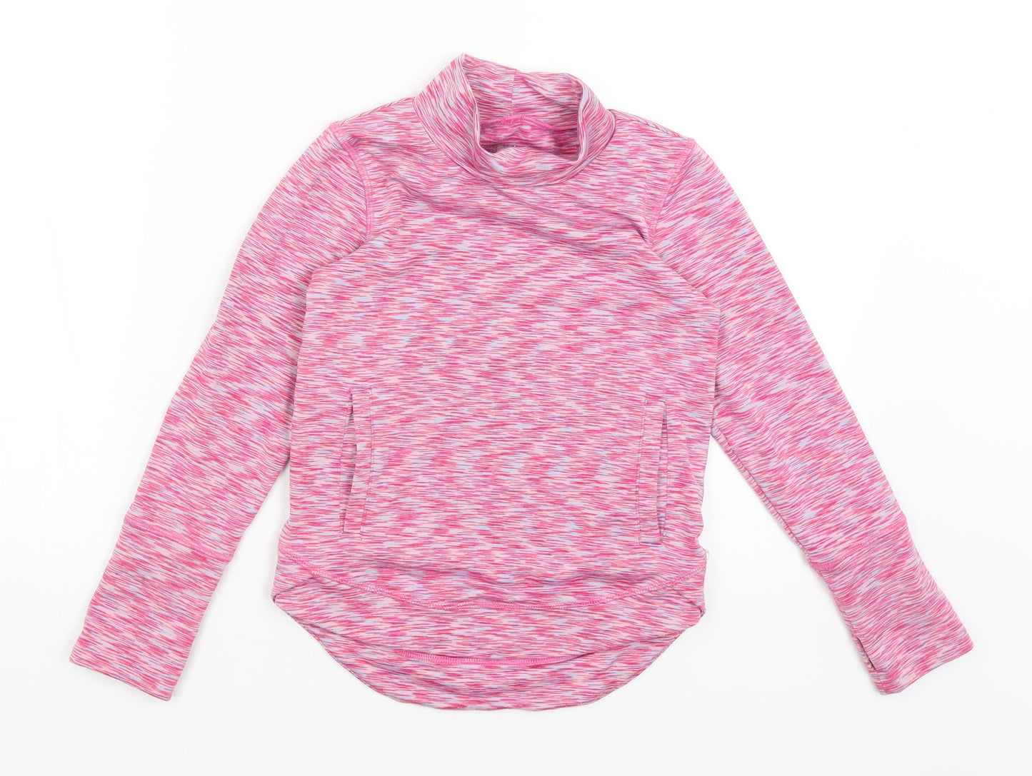 Souluxe Girls Pink   Pullover Jumper Size 6-7 Years