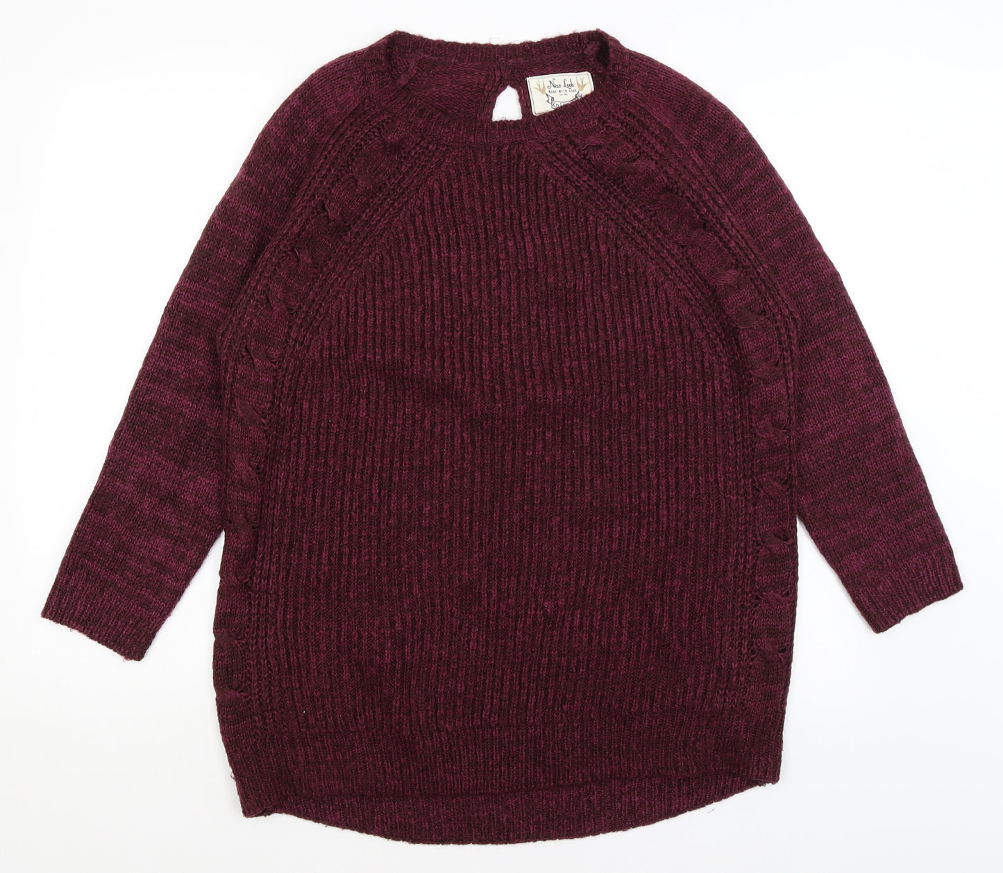 New Look Womens Purple   Pullover Jumper Size L