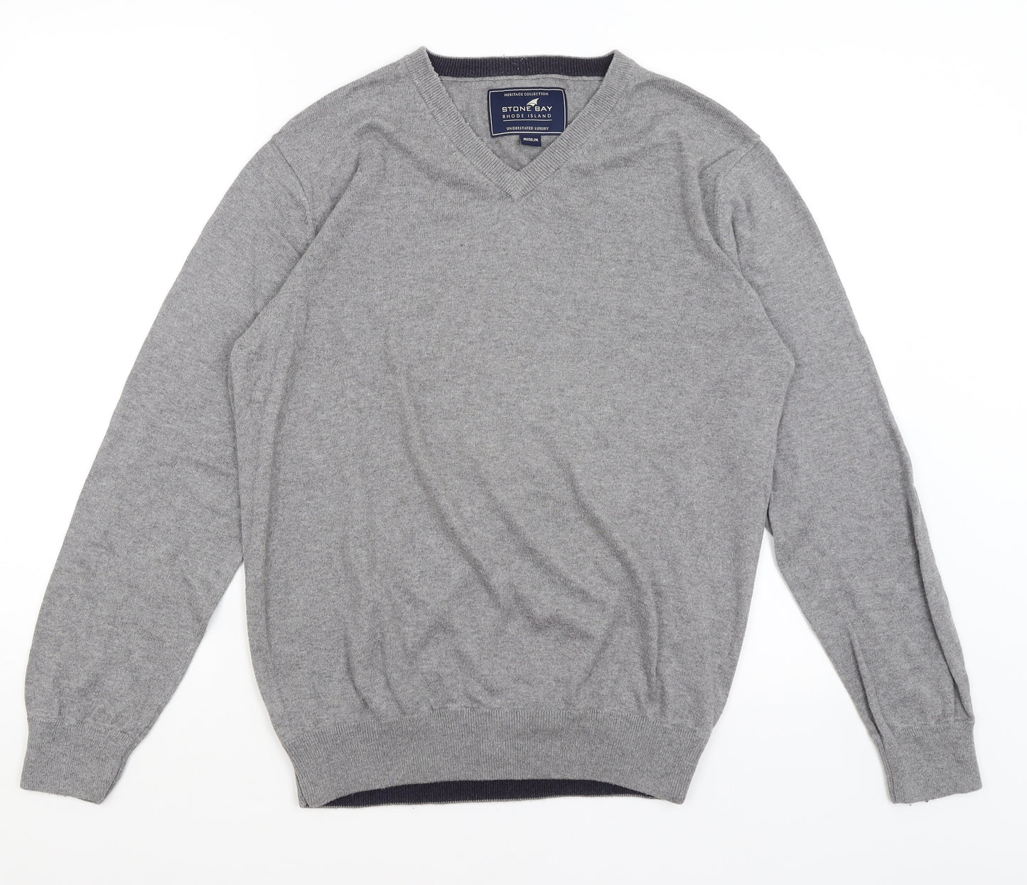 Stone Bay Mens Grey   Pullover Jumper Size S