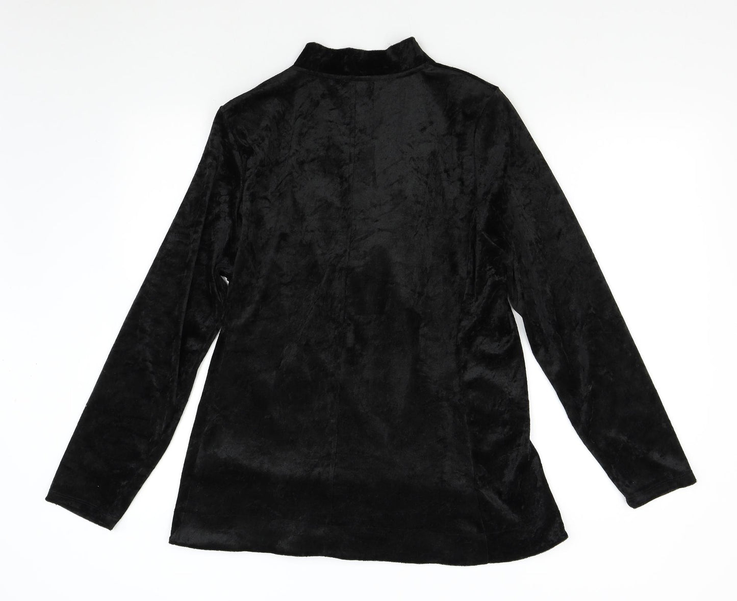 NEXT Womens Black  Velour Jacket  Size 20