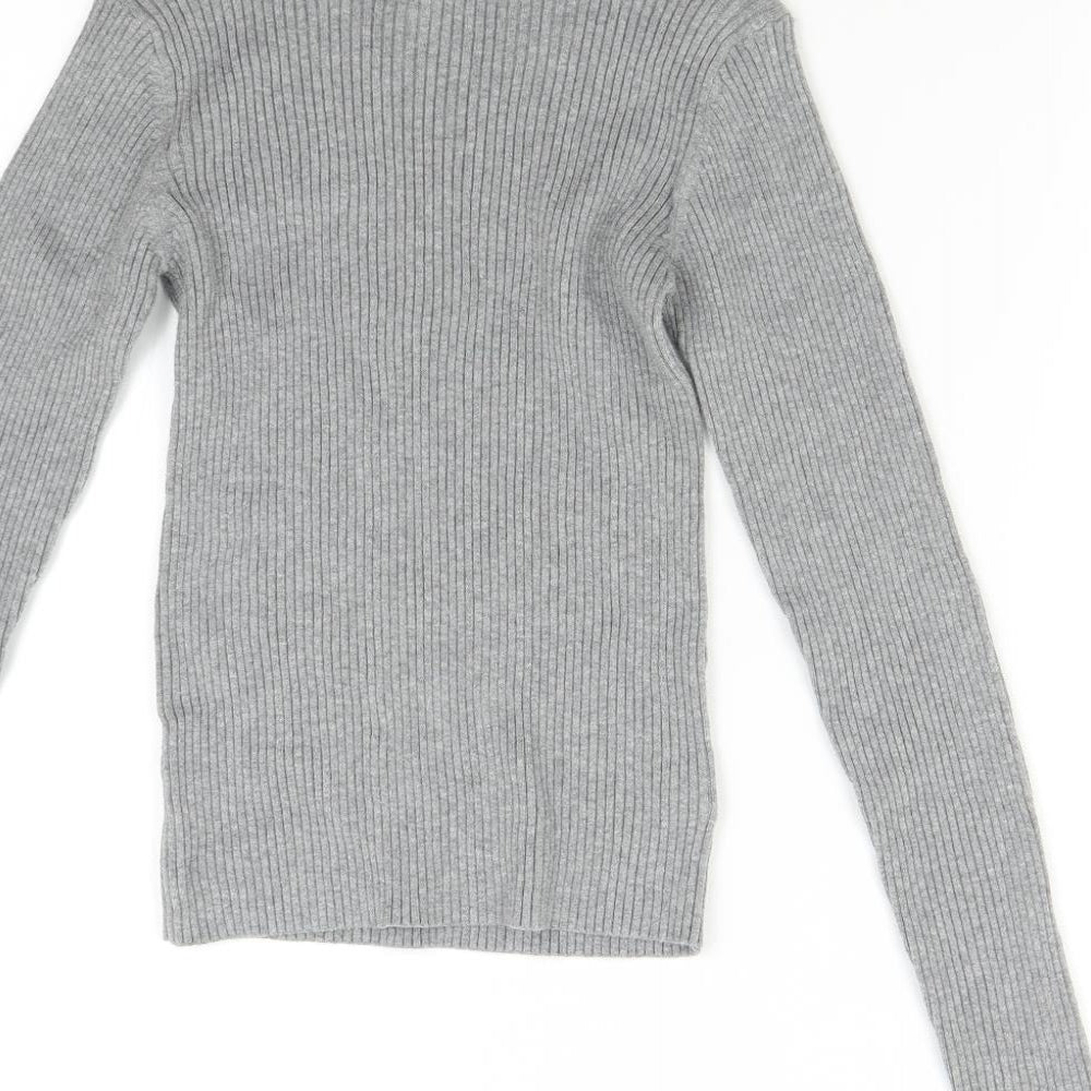 NEXT Girls Grey   Pullover Jumper Size 12 Years