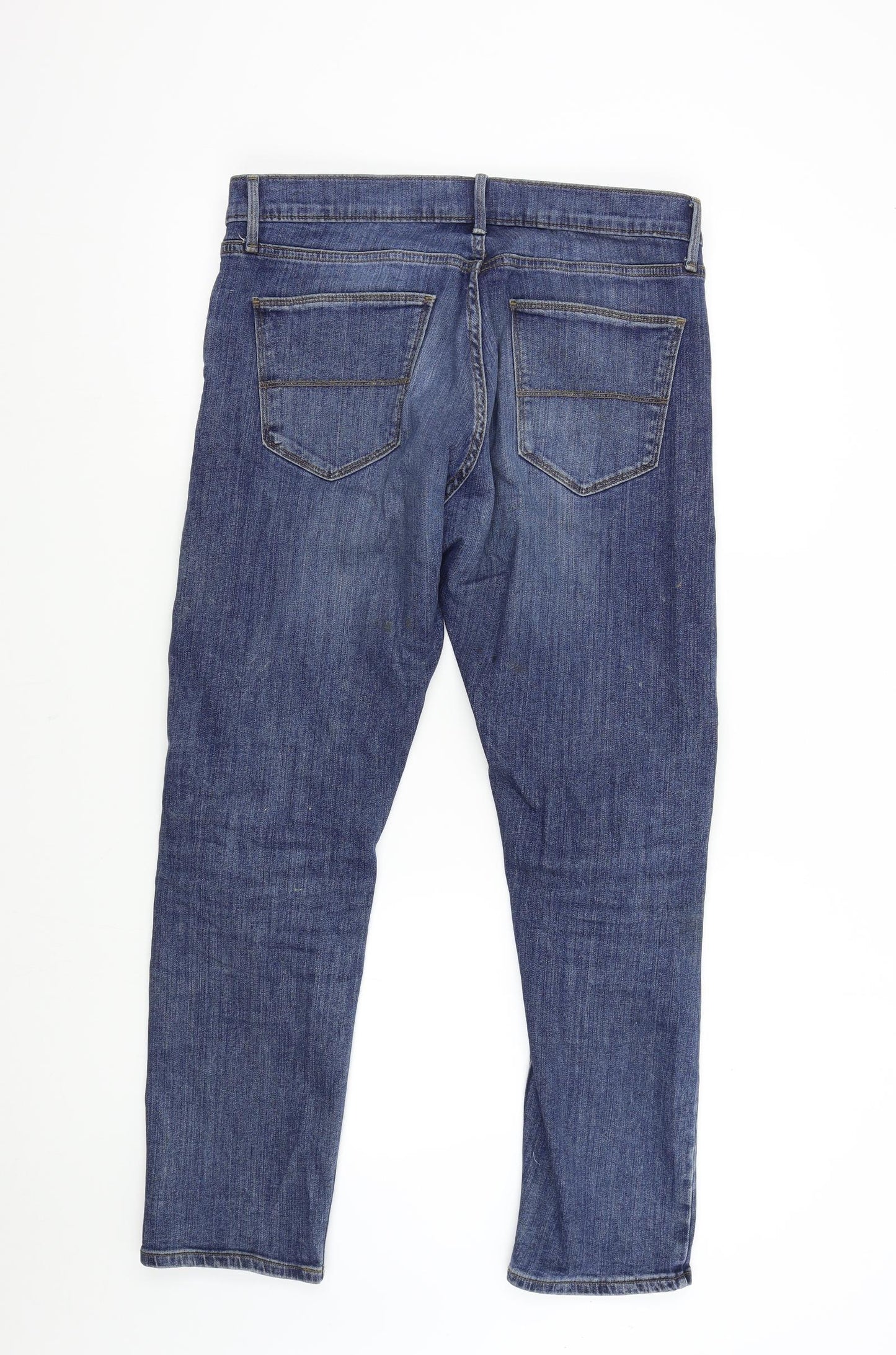 M&S Mens Blue  Denim Skinny Jeans Size 34 L31 in
