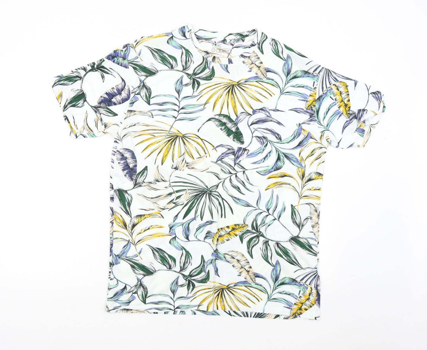 NEXT Mens Multicoloured Floral   T-Shirt Size L