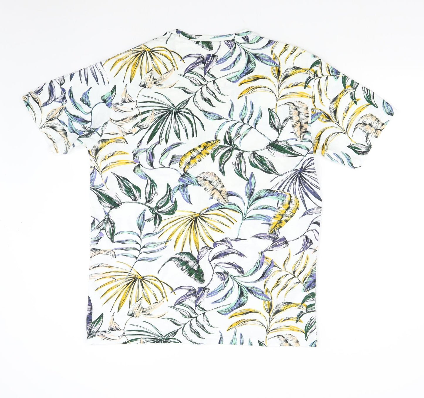 NEXT Mens Multicoloured Floral   T-Shirt Size L