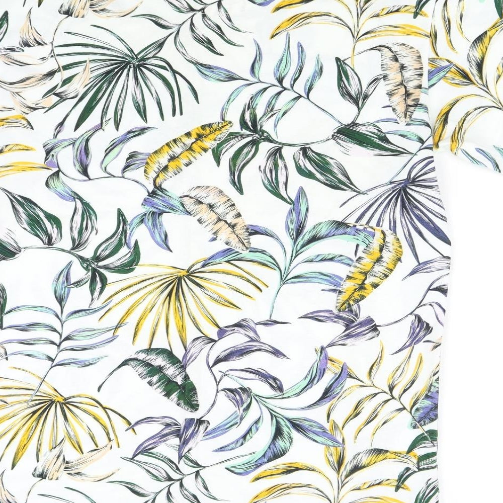 NEXT Mens Multicoloured Floral   T-Shirt Size L