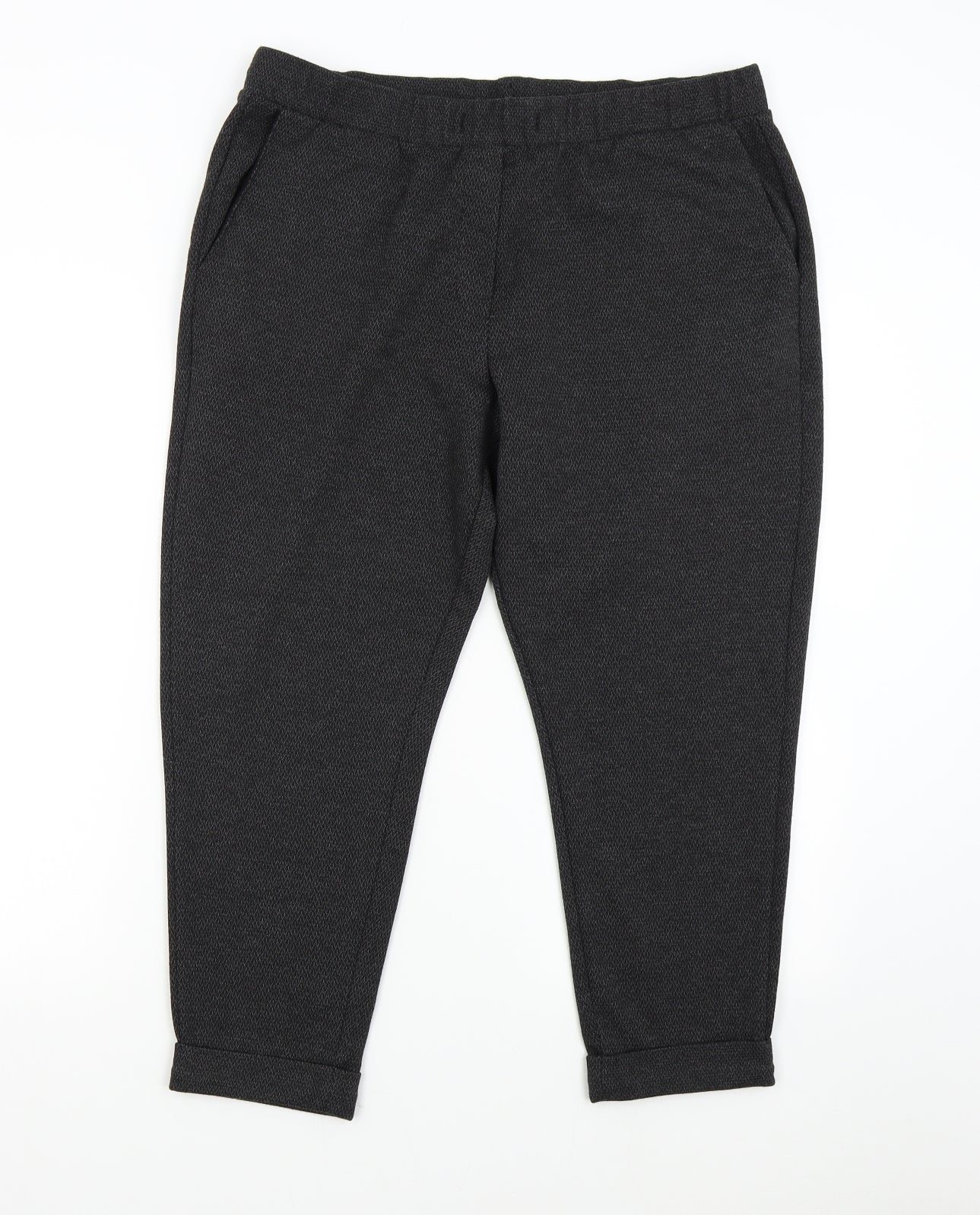M&S Womens Grey   Trousers  Size 16 L23 in