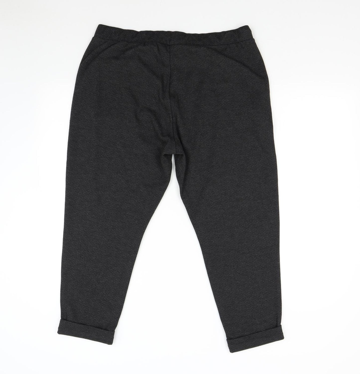 M&S Womens Grey   Trousers  Size 16 L23 in