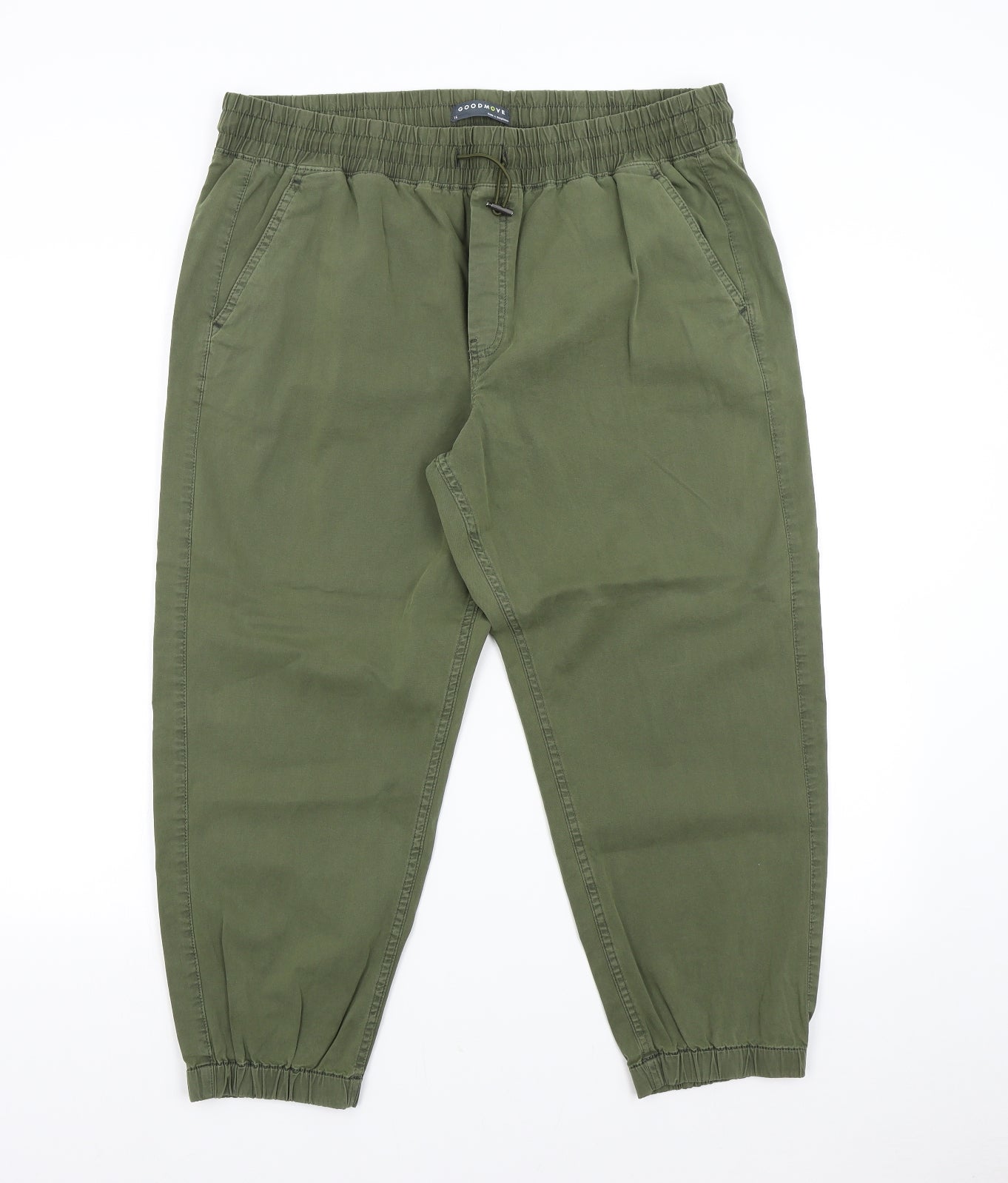 Goodmove Womens Green   Trousers  Size 16 L24 in - Short