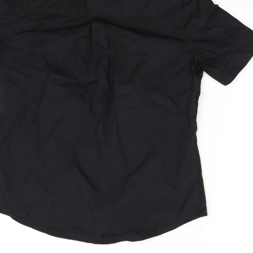 NEXT Womens Black   Basic Button-Up Size 12