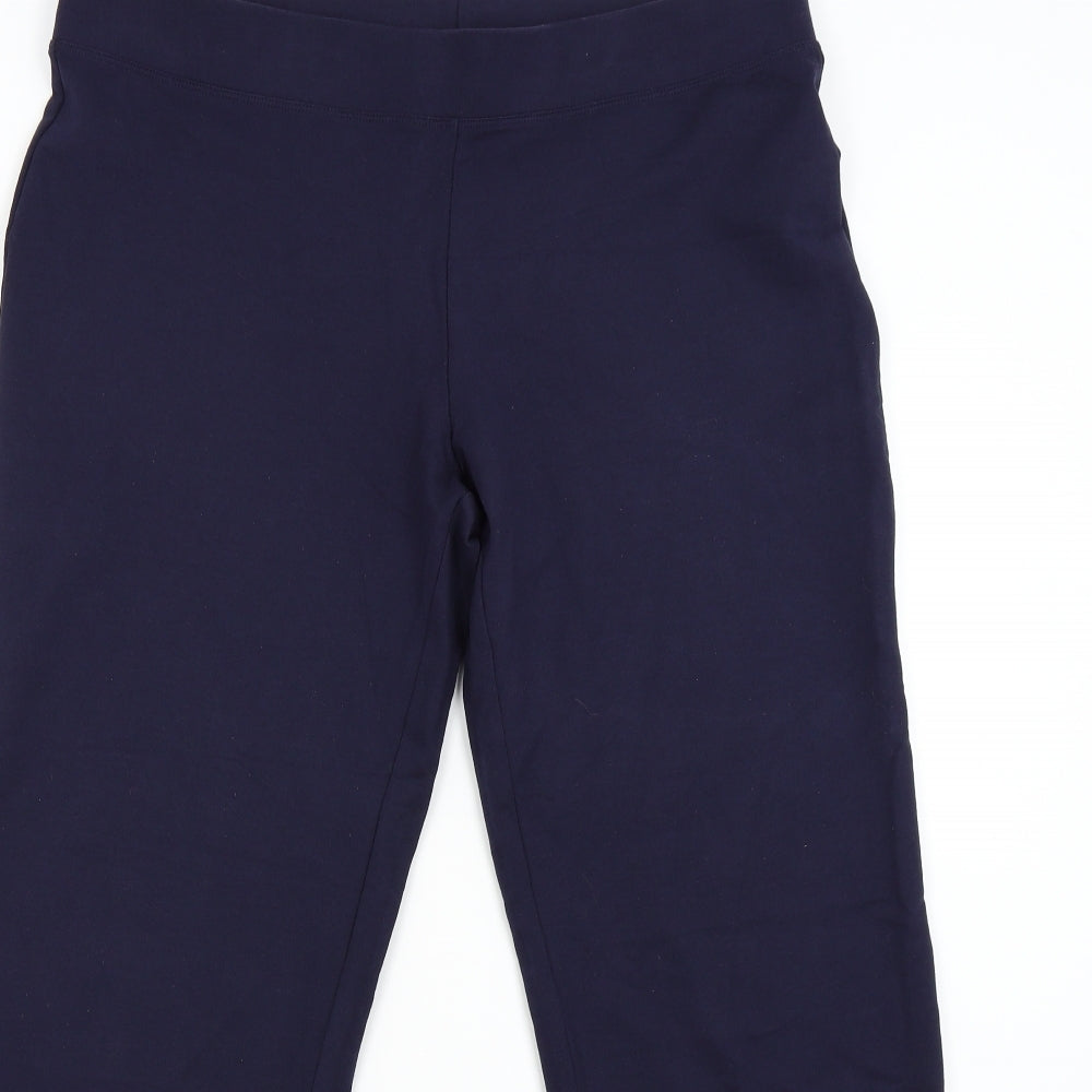 M&S Womens Blue   Trousers  Size 16 L27 in - Short