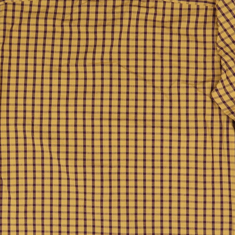 George Mens Multicoloured Check   Button-Up Size L