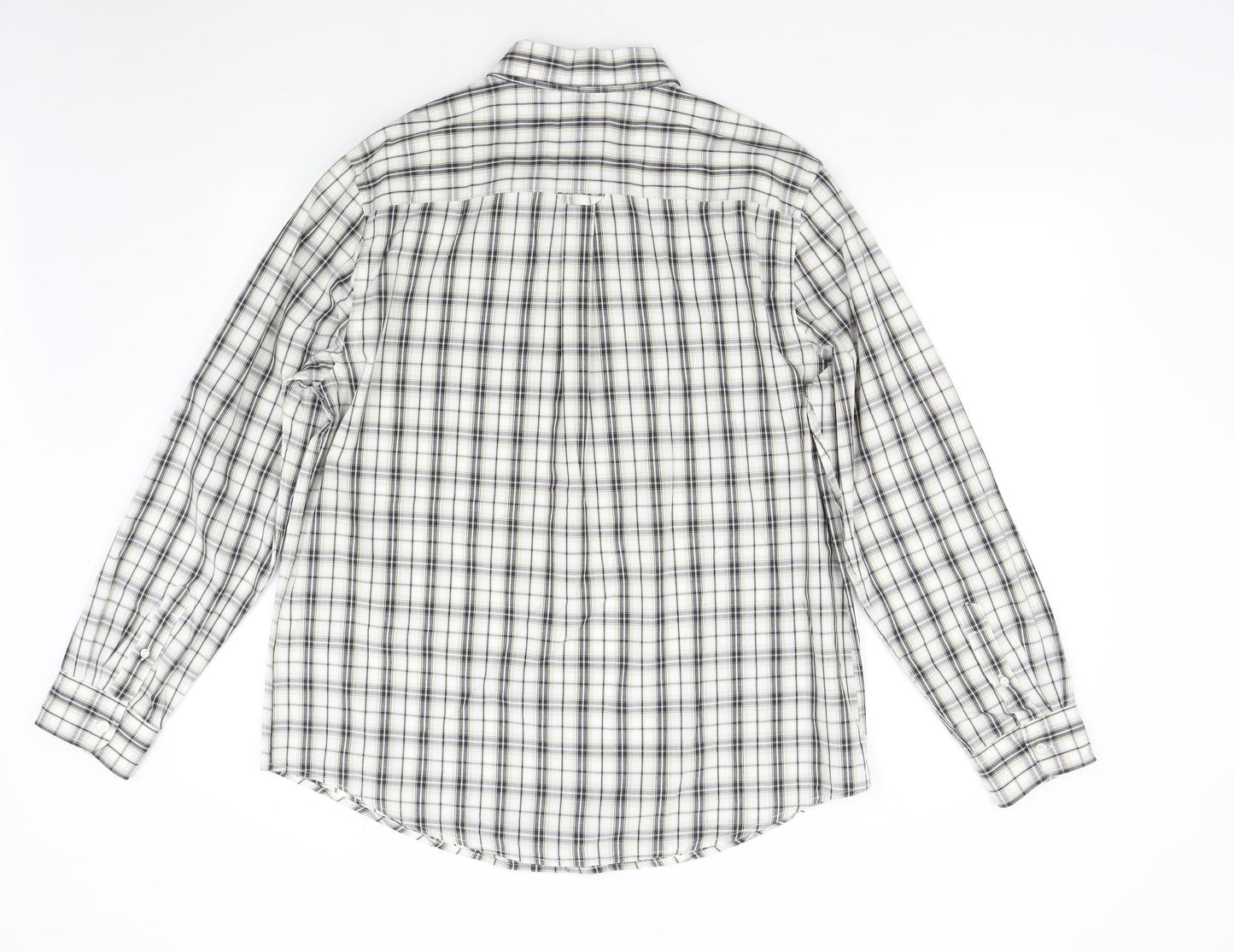 Maine Mens Multicoloured Check   Button-Up Size L