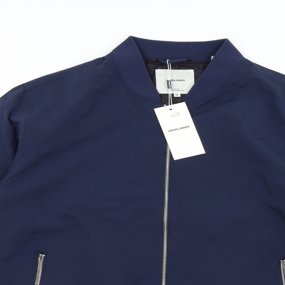 JACK & JONES Womens Blue   Jacket  Size XL