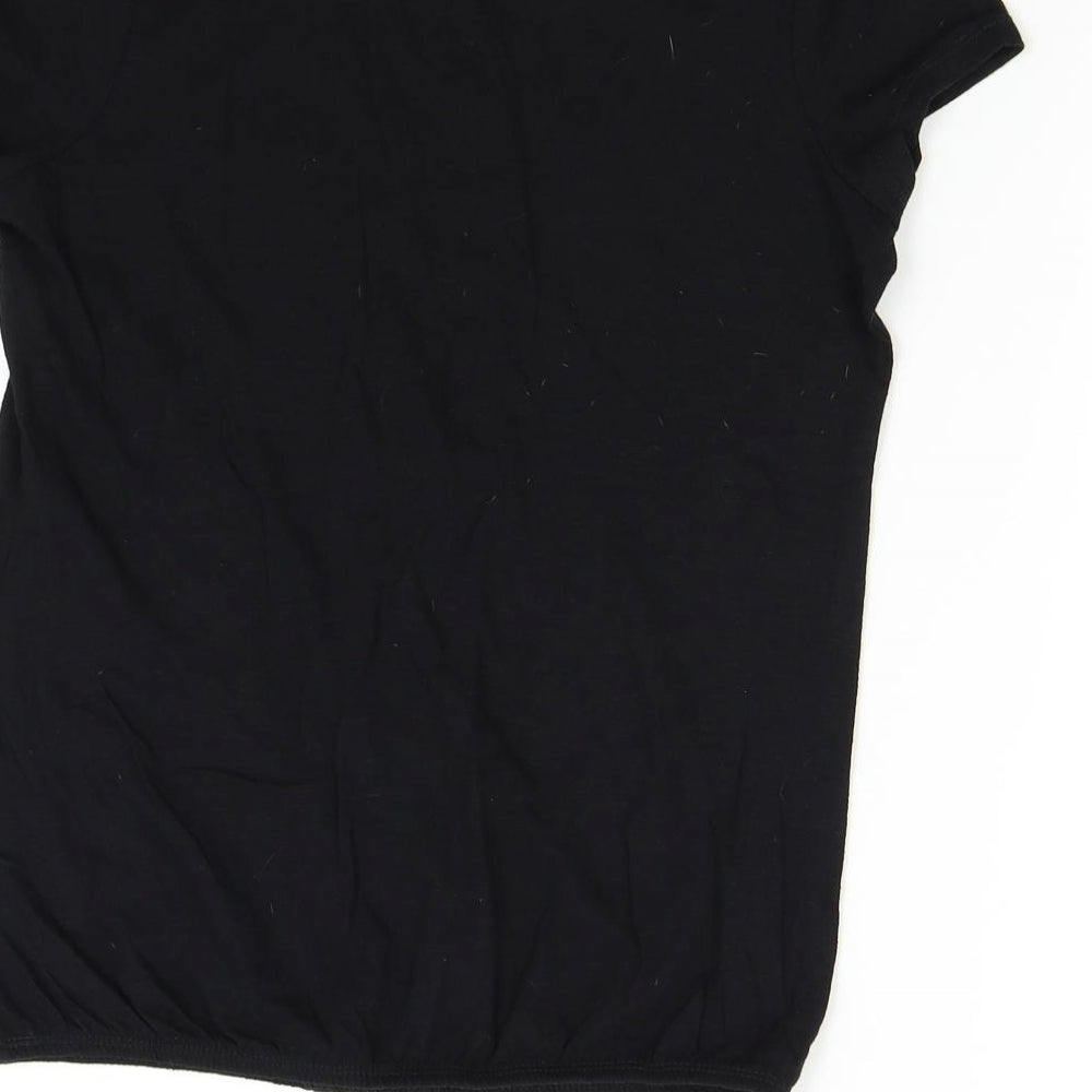 NEXT Womens Black   Basic T-Shirt Size 10