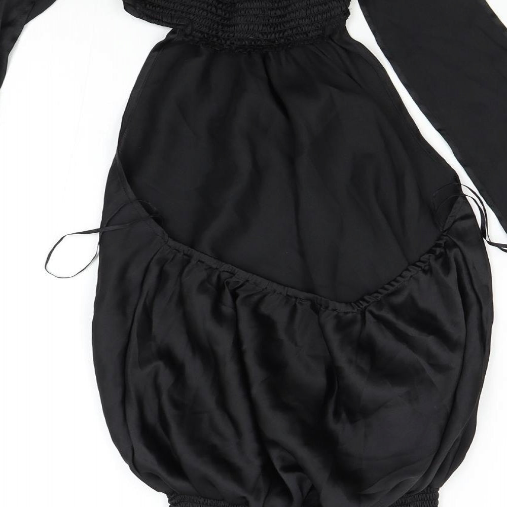 Topshop Womens Black   Basic Blouse Size 10