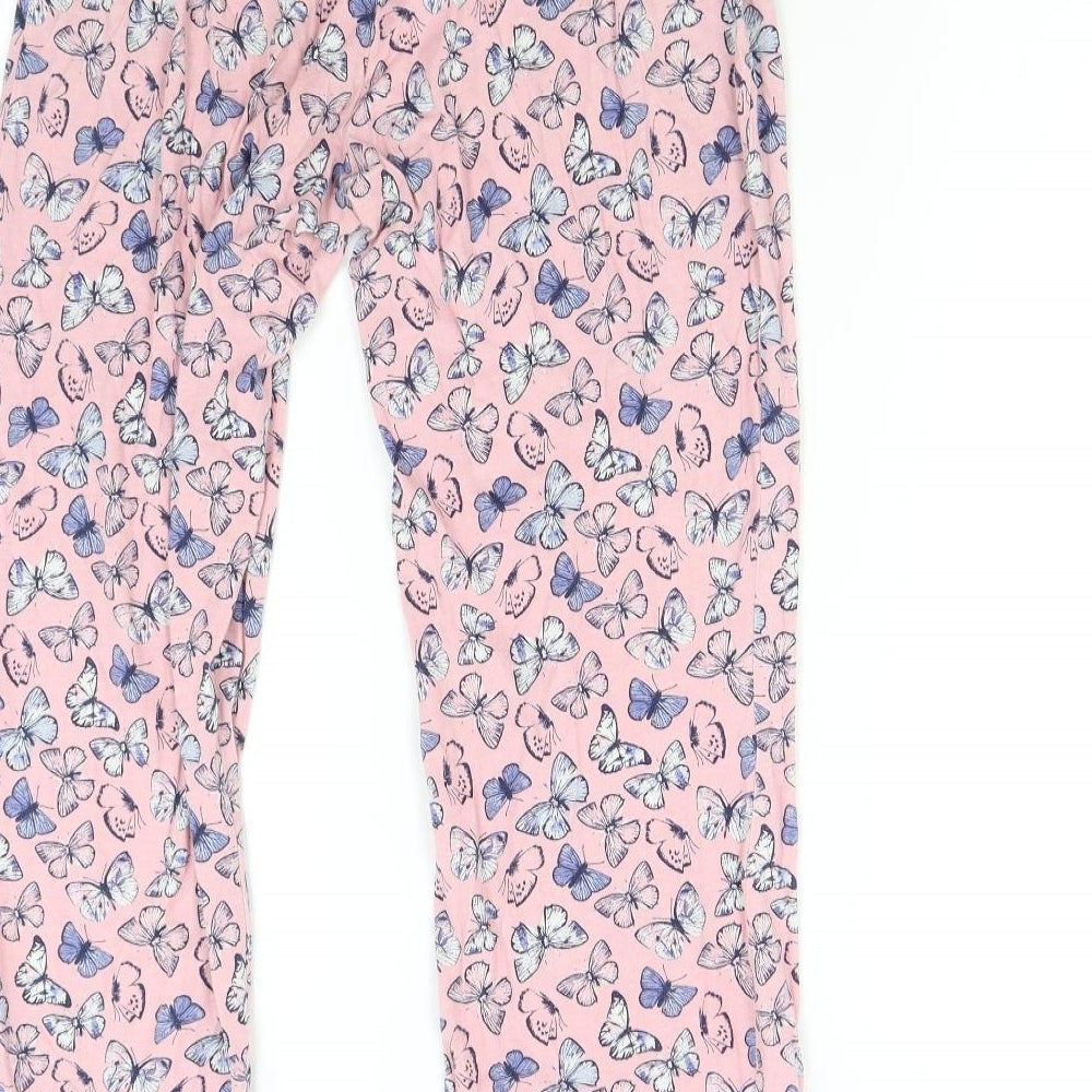 George Womens Pink Solid   Pyjama Pants Size 12