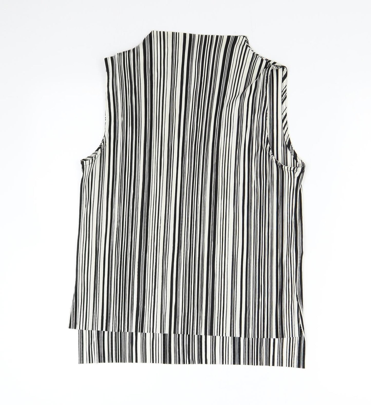 Topshop Womens Multicoloured Striped  Basic Blouse Size 8