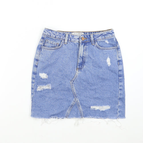 New Look 915 Girls Blue  Denim Mini Skirt Size 13 Years