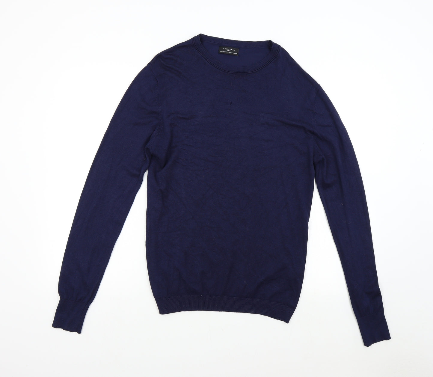 Zara Man Mens Blue   Pullover Jumper Size M