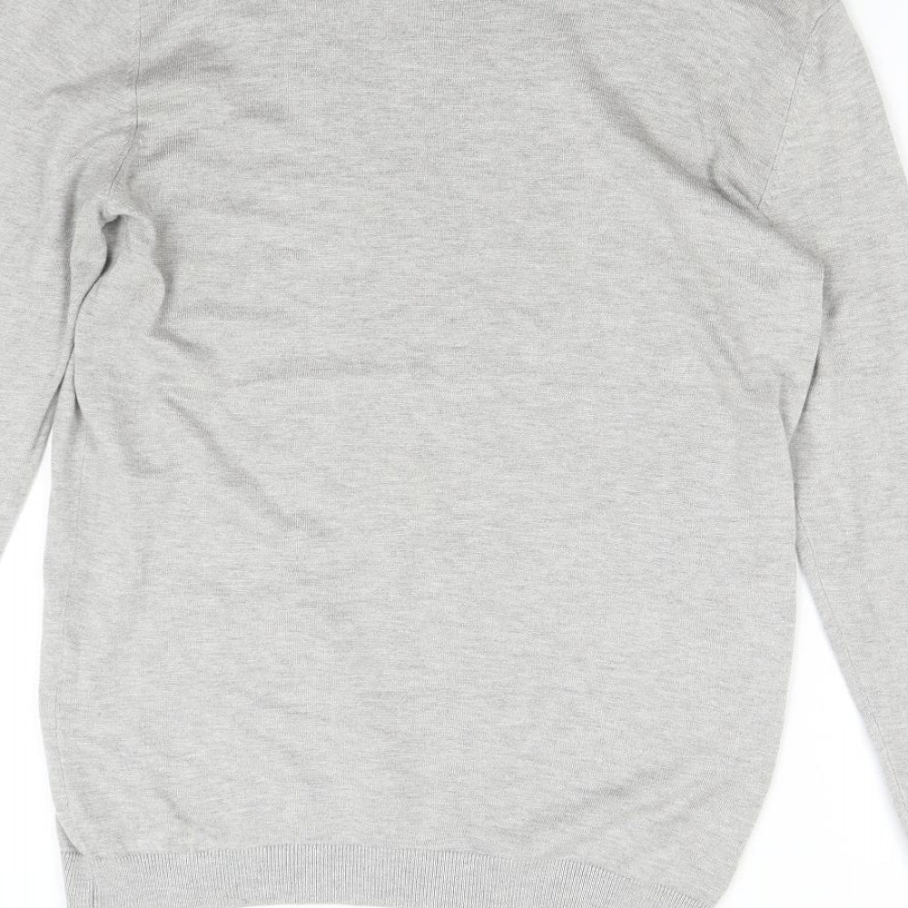 Zara Man Mens Grey   Pullover Jumper Size M