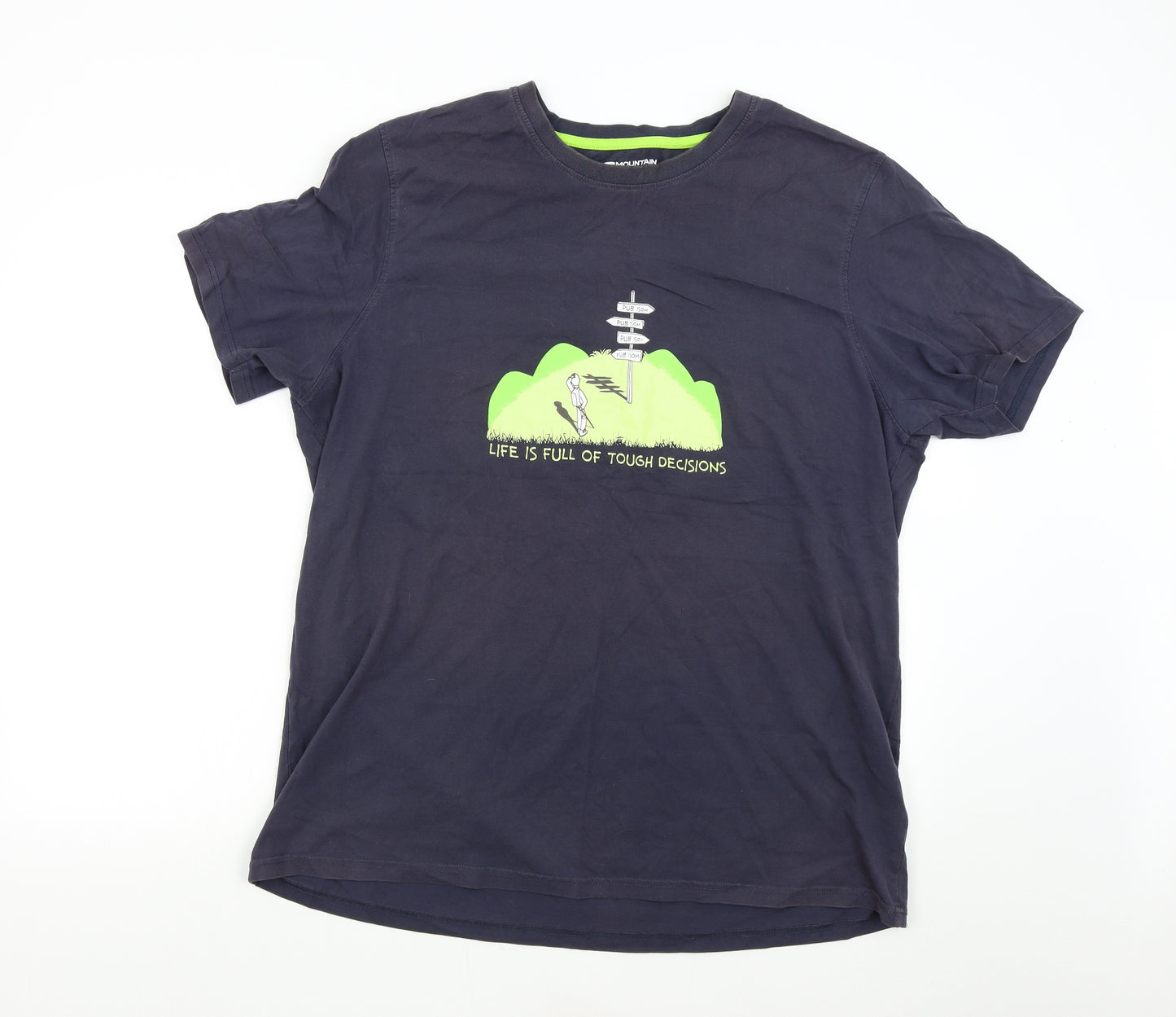 Mountain Warehouse Mens Blue    T-Shirt Size 2XL