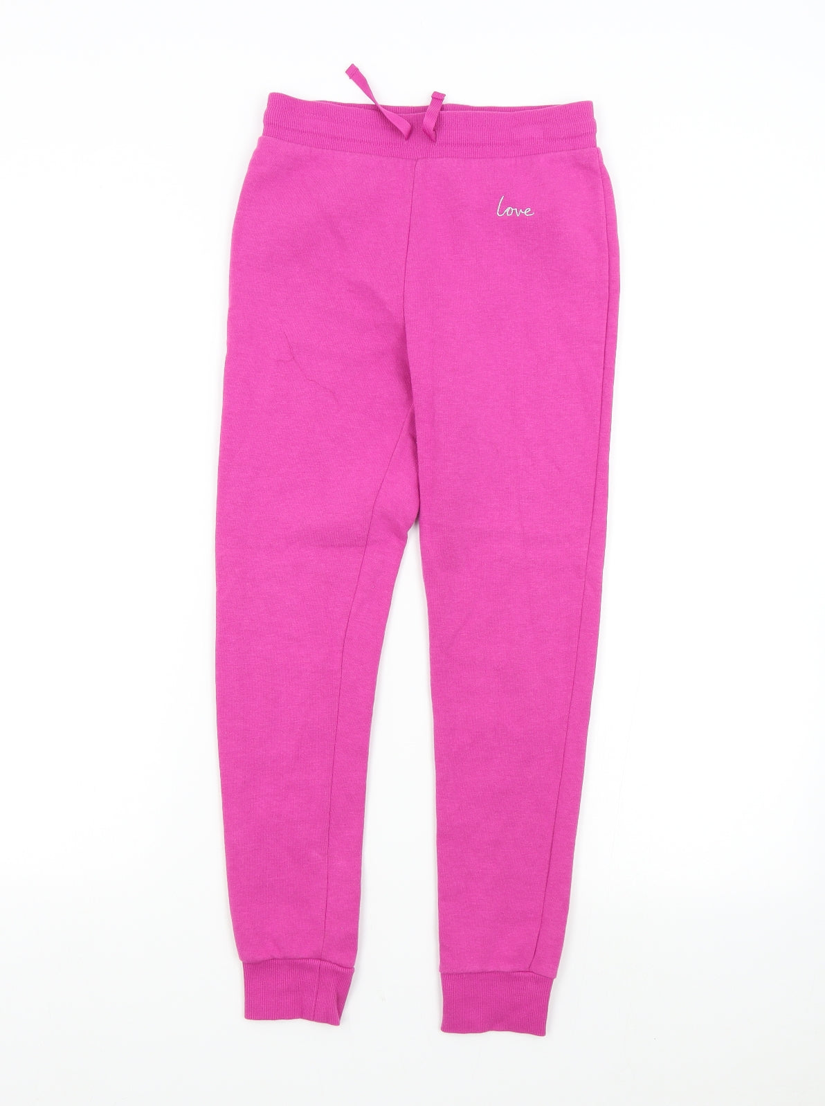 H&M Girls Pink   Sweatpants Trousers Size 9-10 Years