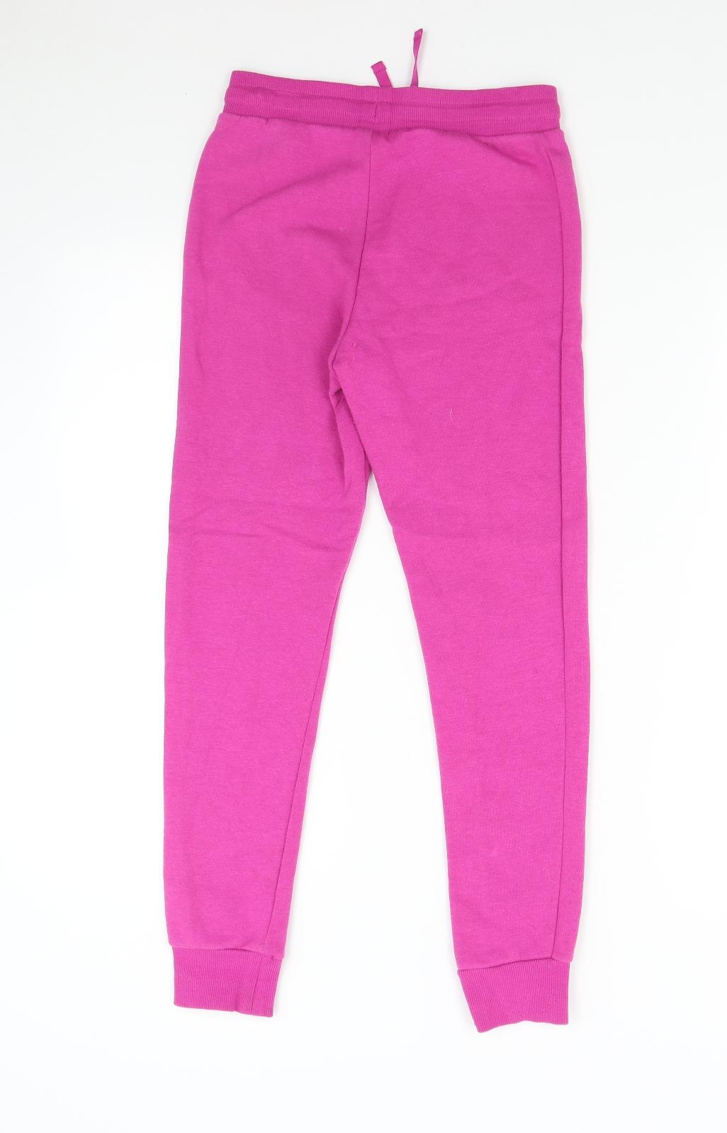 H&M Girls Pink   Sweatpants Trousers Size 9-10 Years