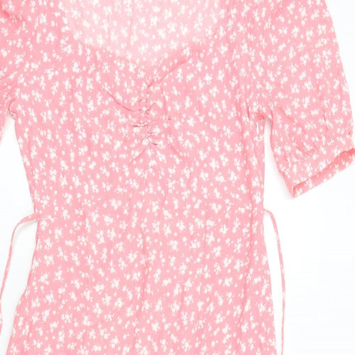 Nobody's Child Womens Pink Floral  Maxi  Size 10