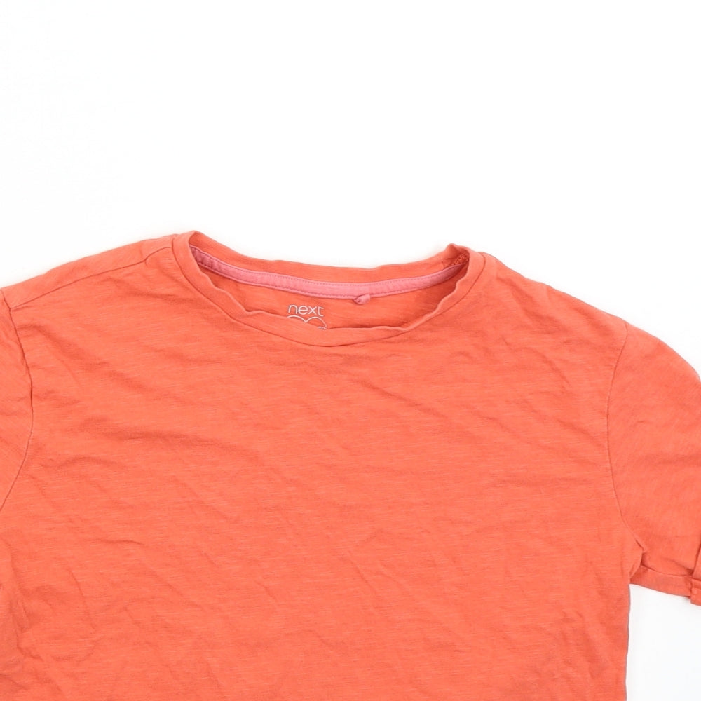 NEXT Boys Orange   Basic T-Shirt Size 8 Years