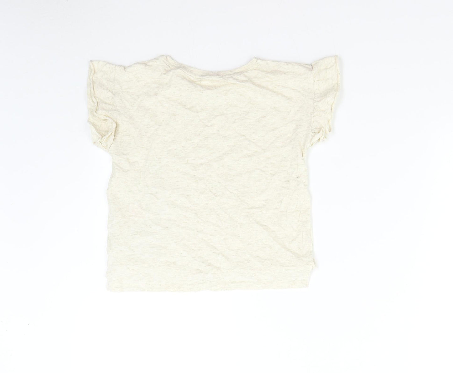 NEXT Girls Beige   Basic T-Shirt Size 8 Years