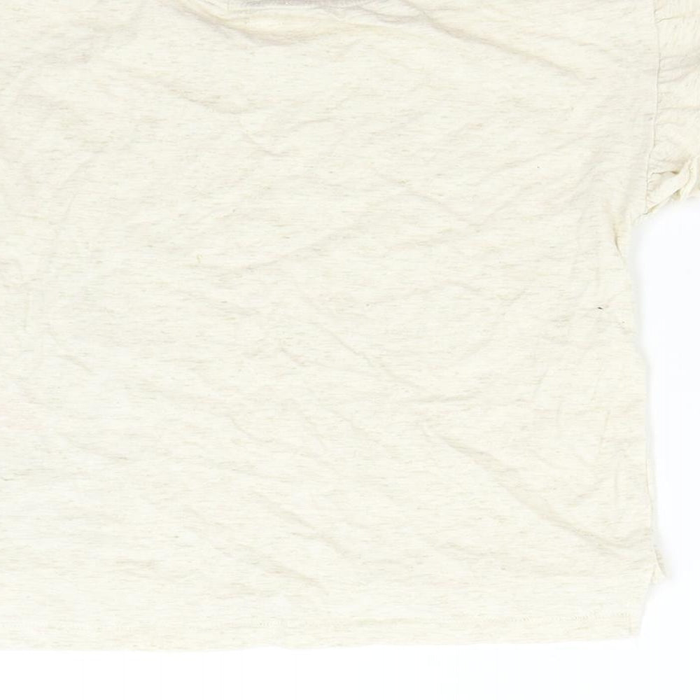 NEXT Girls Beige   Basic T-Shirt Size 8 Years