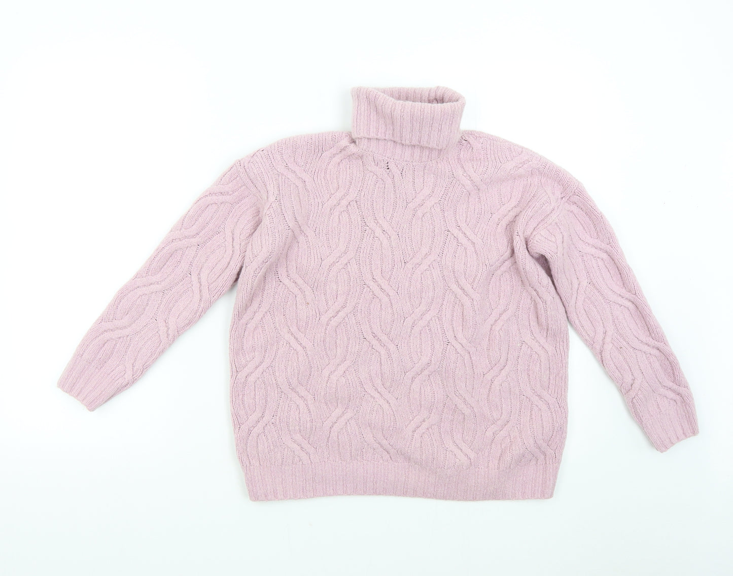M&S Womens Pink  Knit Pullover Jumper Size S