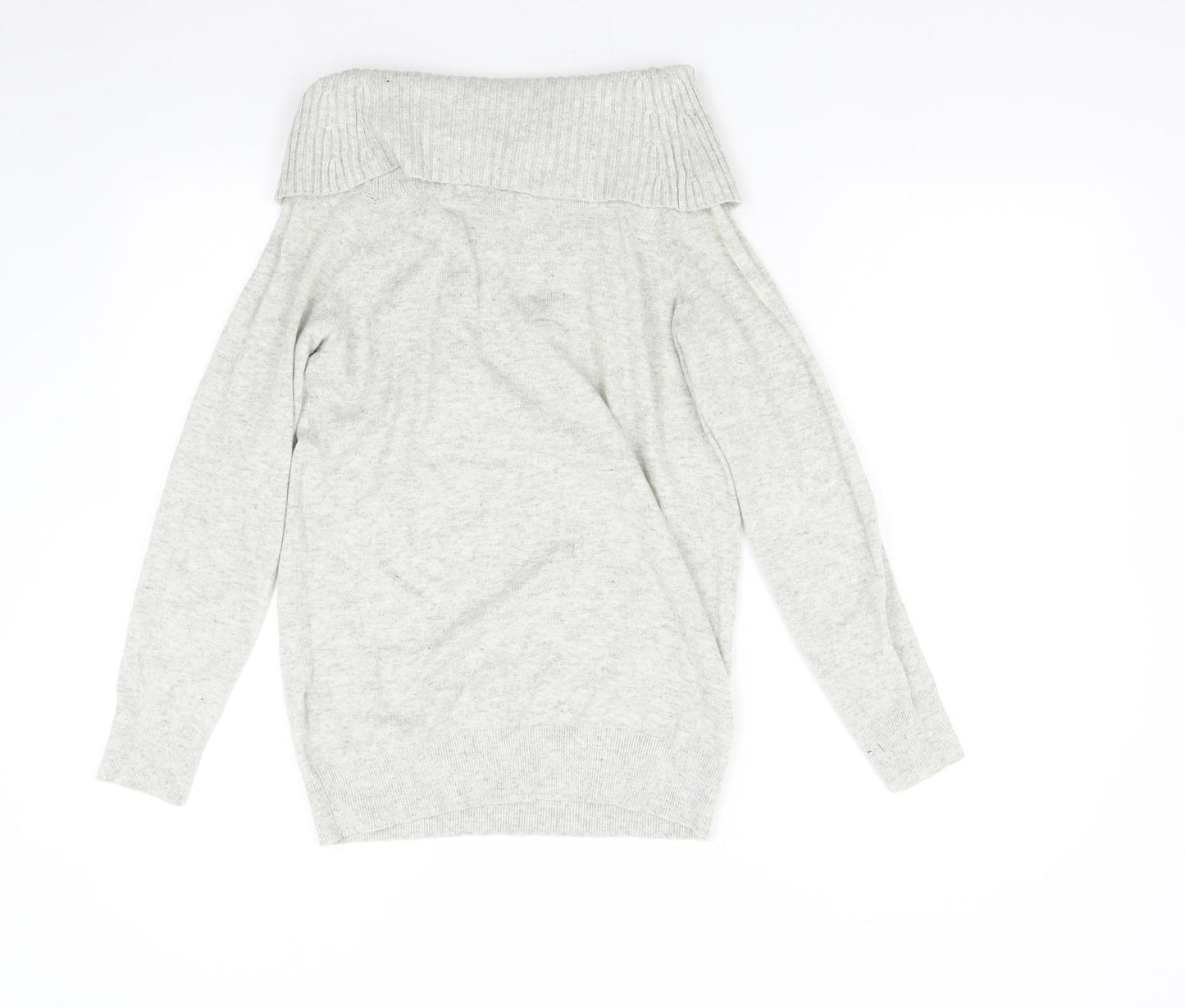 Wallis Womens Grey  Knit Pullover Jumper Size S