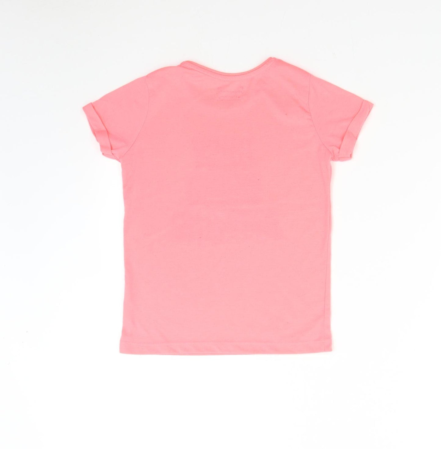 Primark Girls Pink   Basic T-Shirt Size 8-9 Years