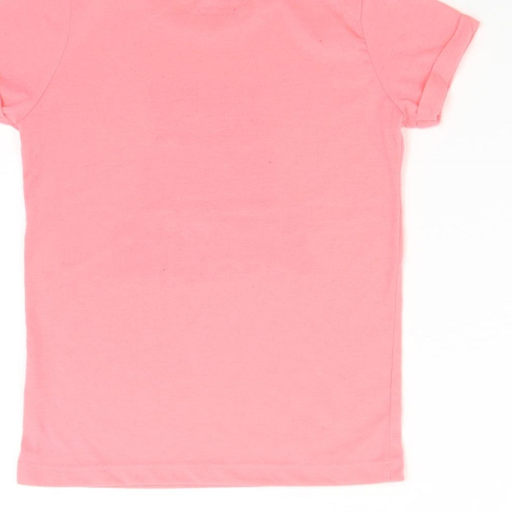 Primark Girls Pink   Basic T-Shirt Size 8-9 Years