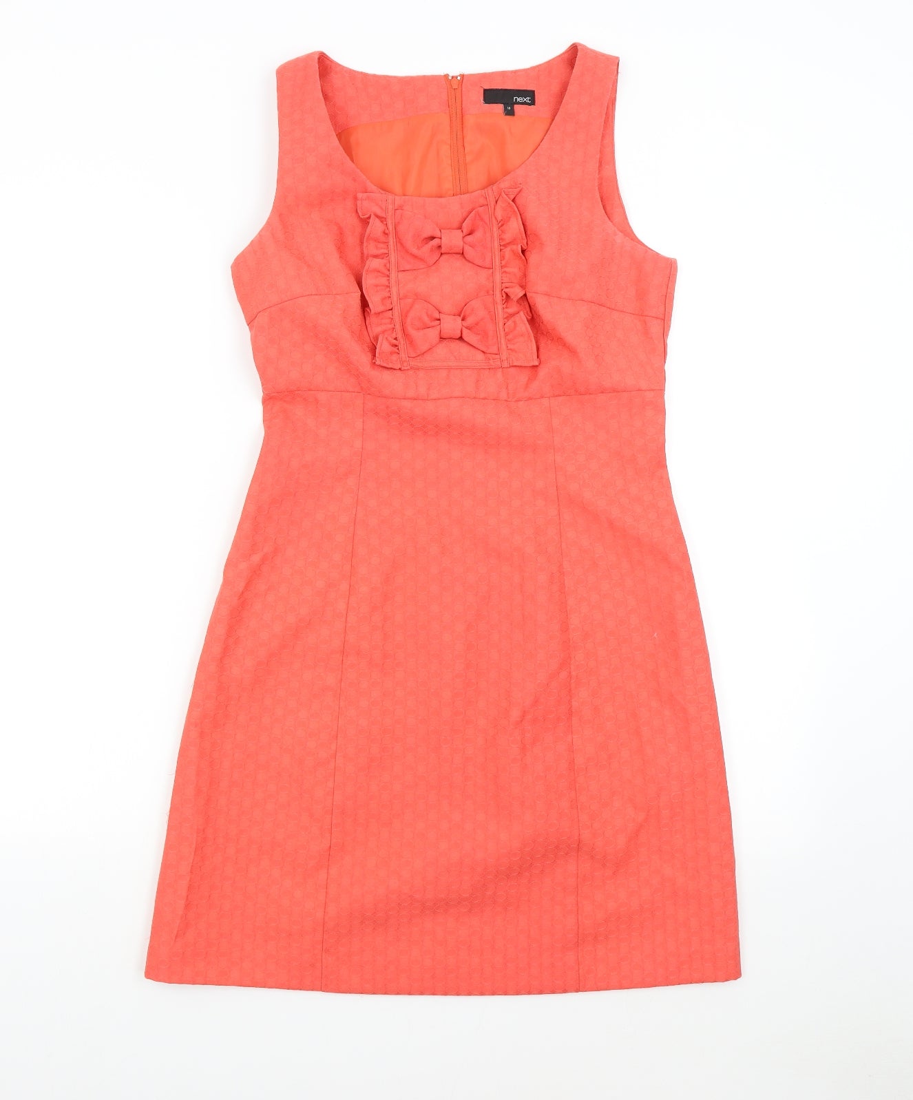 NEXT Womens Orange   Shift  Size 10