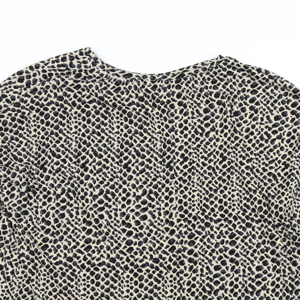 Matalan Womens Multicoloured Animal Print  Basic Blouse Size 22