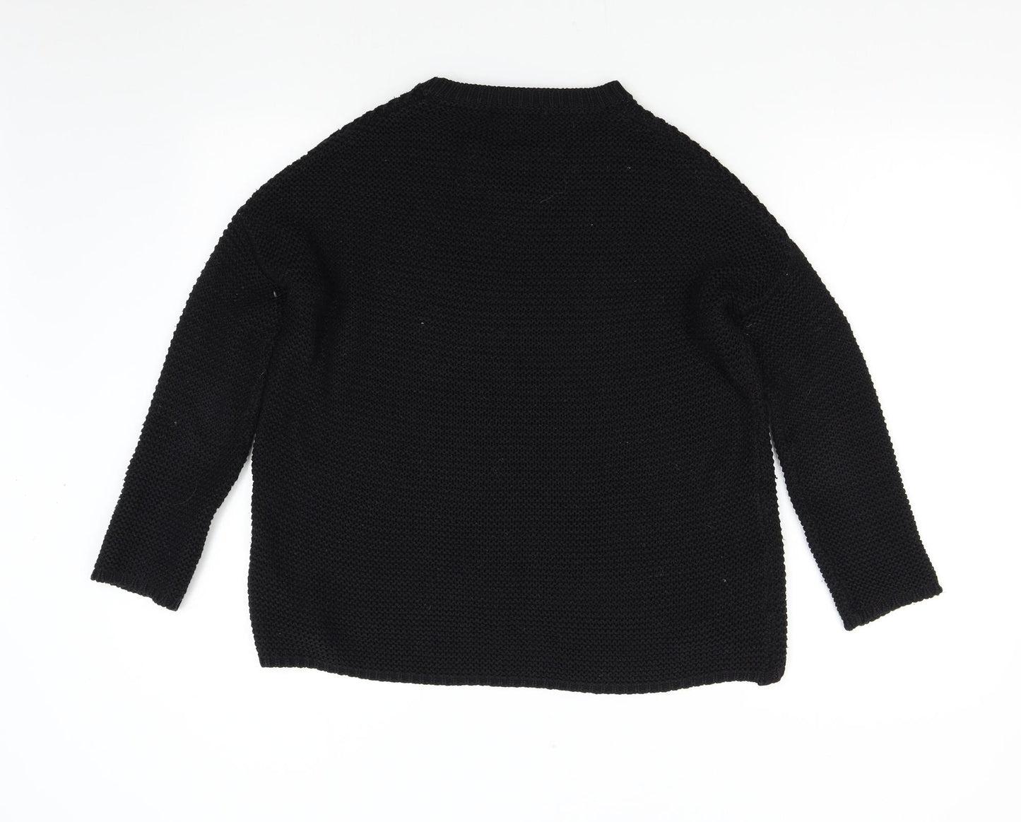 Primark Womens Black  Knit Pullover Jumper Size 6